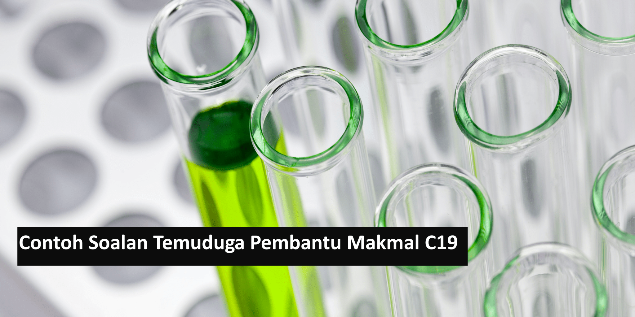 Contoh Soalan Temuduga Pembantu Makmal C19  Kerjaya Kerajaan