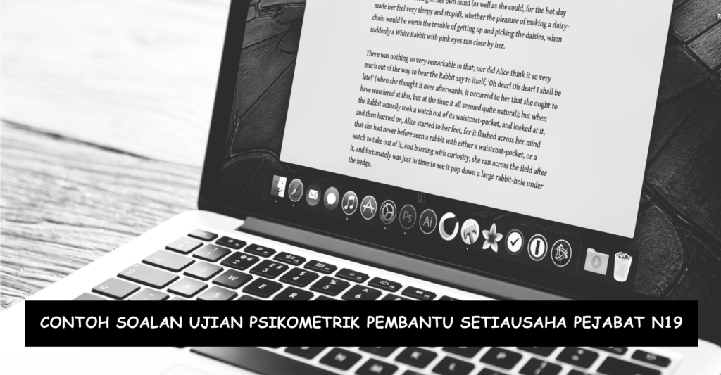 Contoh Soalan Ujian Psikometrik Pembantu Setiusaha Pejabat N19